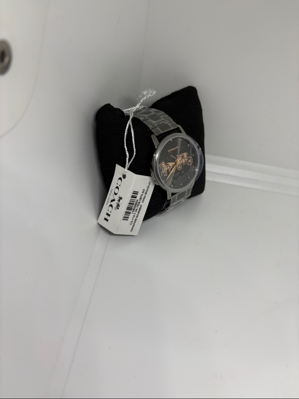 Coach Women’s Grand Black Watch with Rose Gold Coach & Carriage Dial - Picture 3 of 7